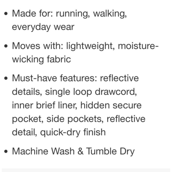 All in Motion Mid rise Run shorts 3" Teal Damask Size XXL - Picture 4 of 15